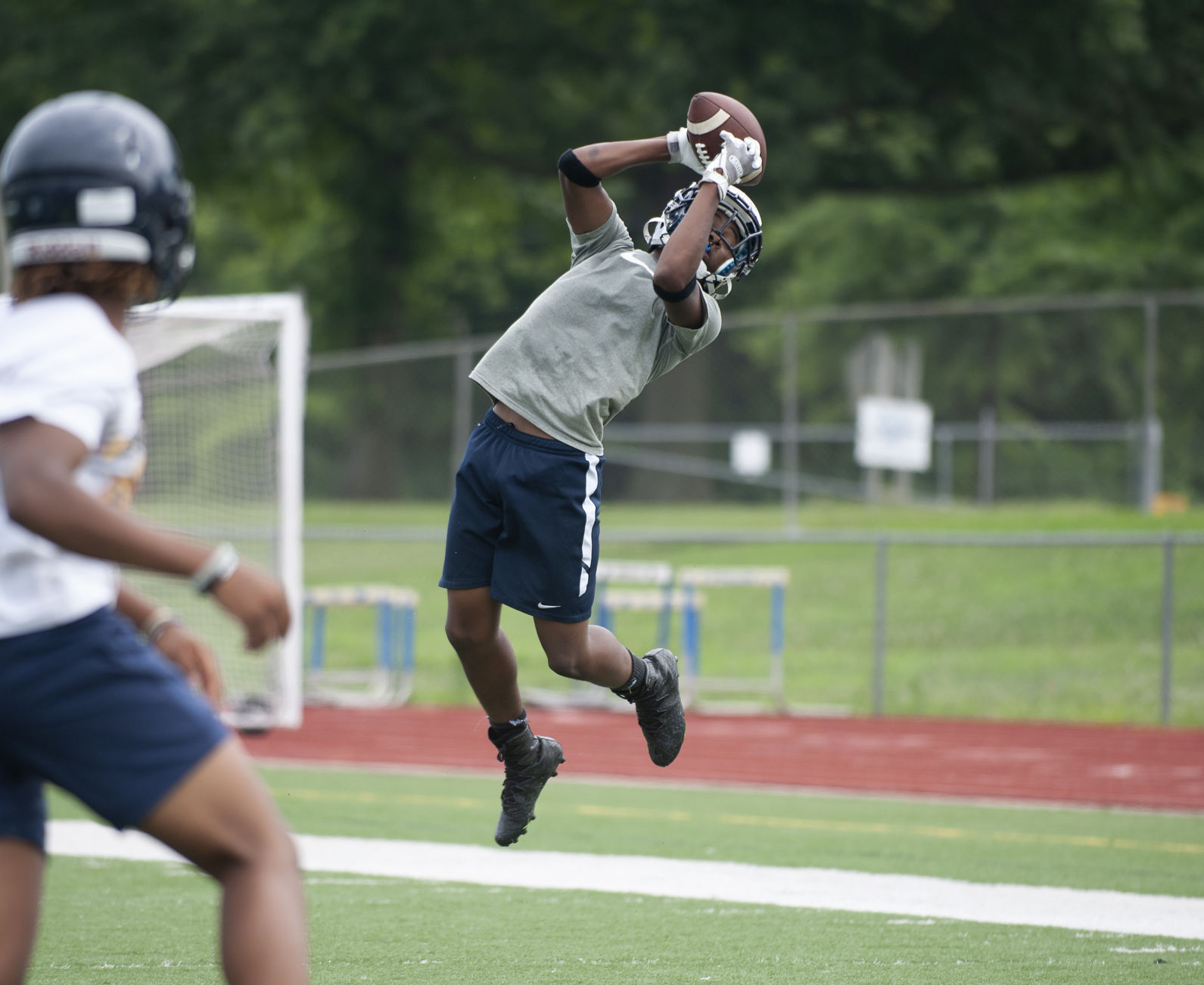 O'Fallon High School football practice